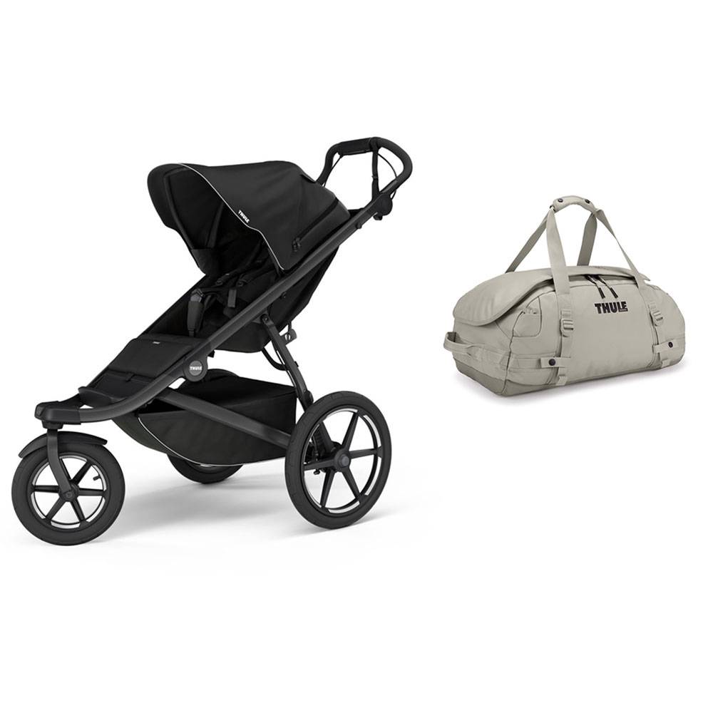 Thule Urban Glide 3 + Thule duffelbag Chasm - Svart