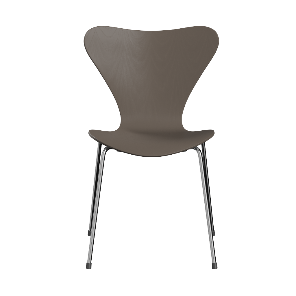 3107 Syver spisebordsstol i farvet ask fra Fritz Hansen.