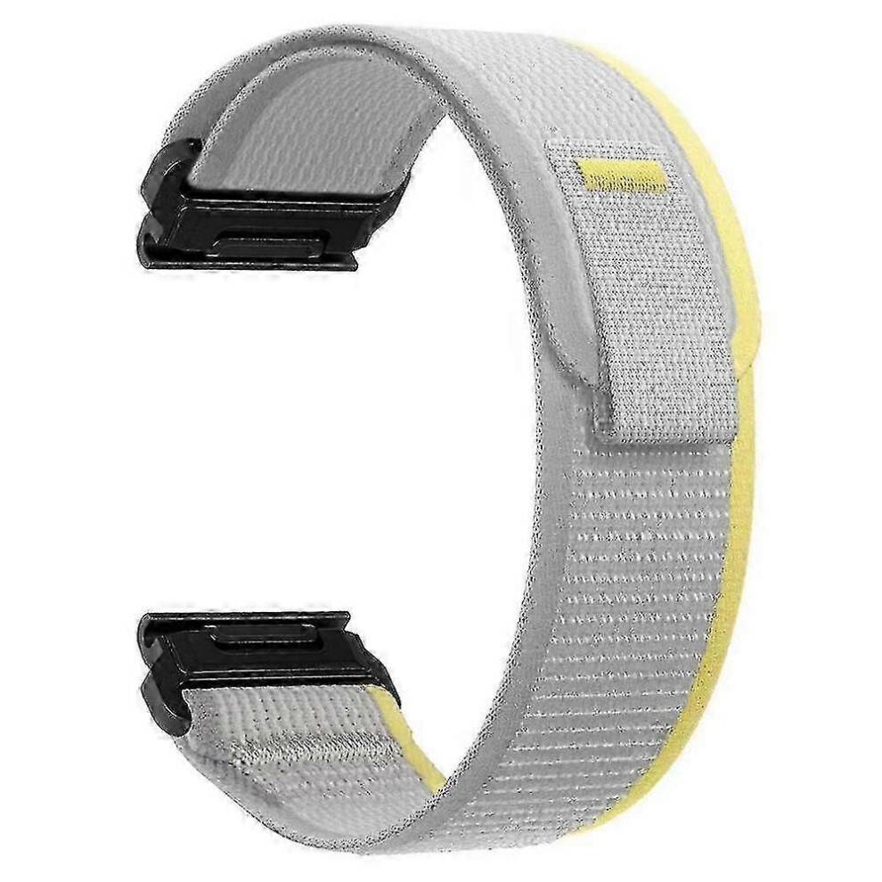 (Yellow) 22mm Trail Loop Nylon Strap for Garmin Forerunner 965 955 945 935 Watch Band