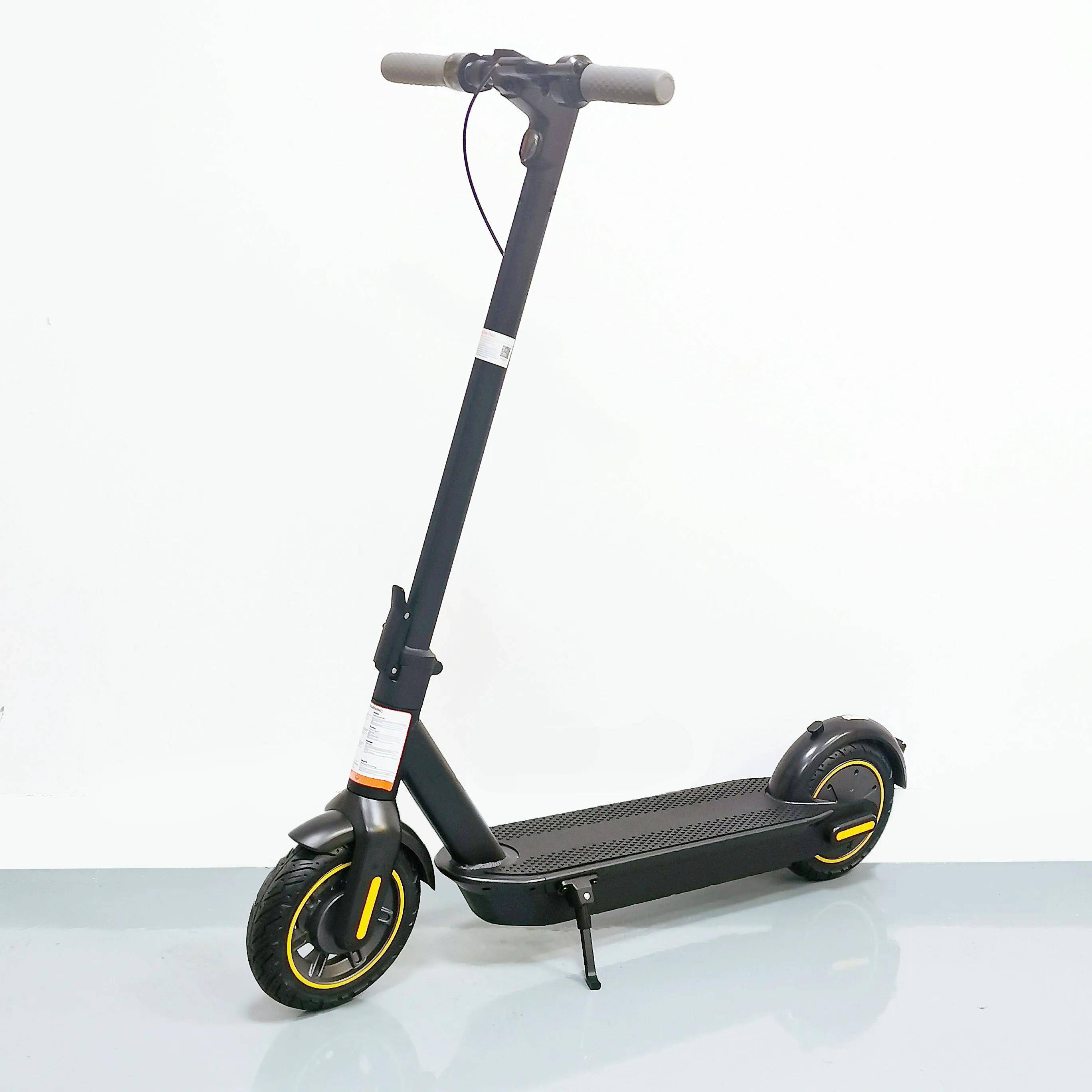 New EScooter EMOKO HT-T4 MAX with suspension Electric Scooter Adult 10 City-road Tires E-Scooter  500W 36V15AH Battery City EScooter svart