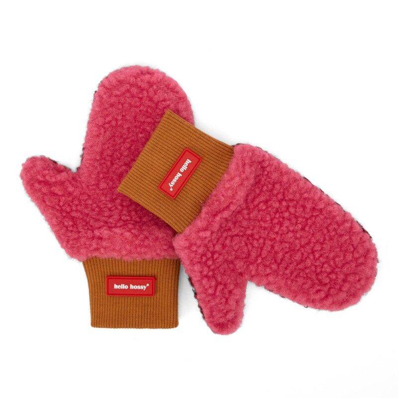 Hello Hossy Heaty Tara - Handskar - Barn Rose / Bordeaux 3-4 år