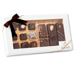 Aalborg Chokoladen<br />Marcipanbrød og fyldte chokolader uden tilsat sukker