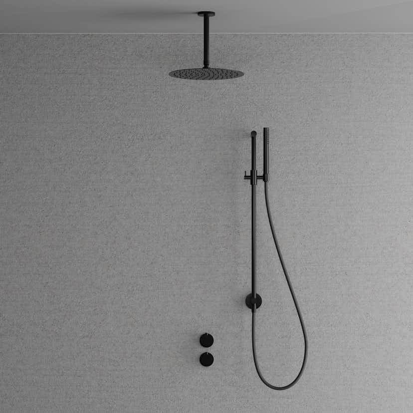 Takduschset Scandtap Steel Harmonized 5Z för Inbyggnad