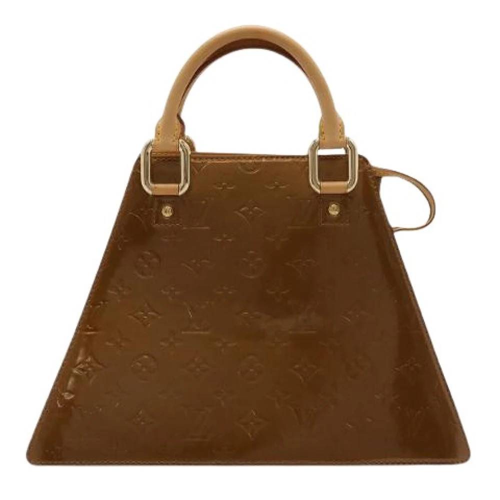 Louis Vuitton Vintage Pre-owned Forsyth Monogram Vernis Håndtaske - Vintage - Dame - Brun - ONE SIZE - Uld