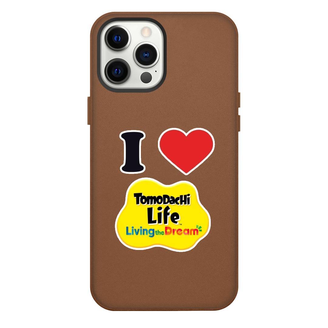 Tomodachi Life Phone Case For iPhone Samsung Galaxy Pixel OnePlus Vivo Xiaomi Asus Sony Motorola Nokia - Tomodachi Life I Love Logo Sticker.
