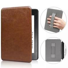 Slimshell Etui til 7\" Kindle Paperwhite (12. generation) 2024 Premium PU Cover brown"