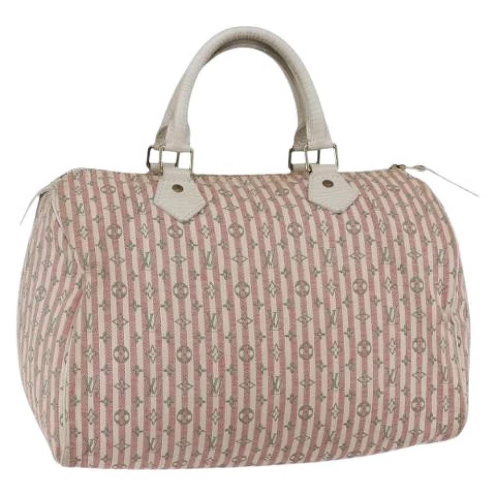 Louis Vuitton Vintage Pre-owned Vintage Canvas Håndtaske - Vintage - Dame - Flerfarvet - ONE SIZE - Tyl