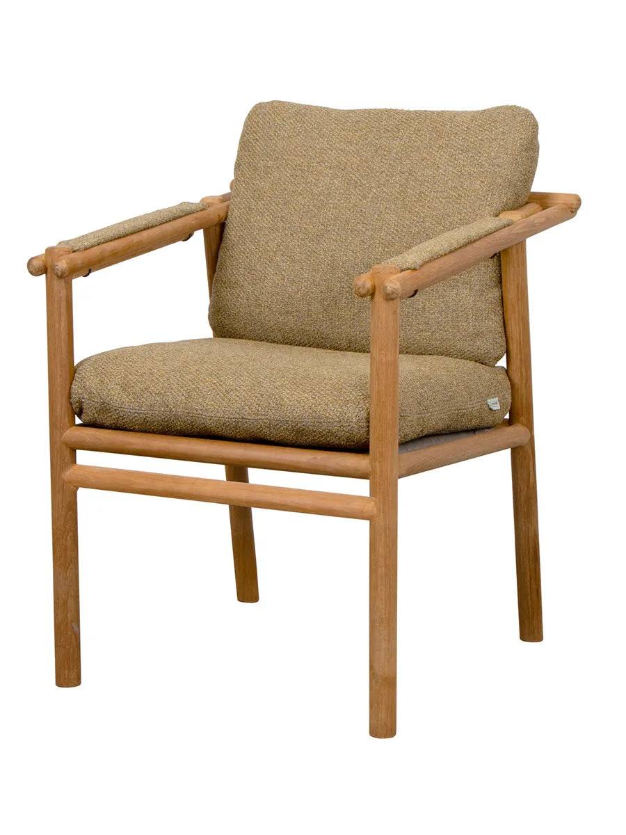 Sticks havestol, teak fra Cane-line Turmeric Yellow, Cane-line Rise - Jacobsen Plus
