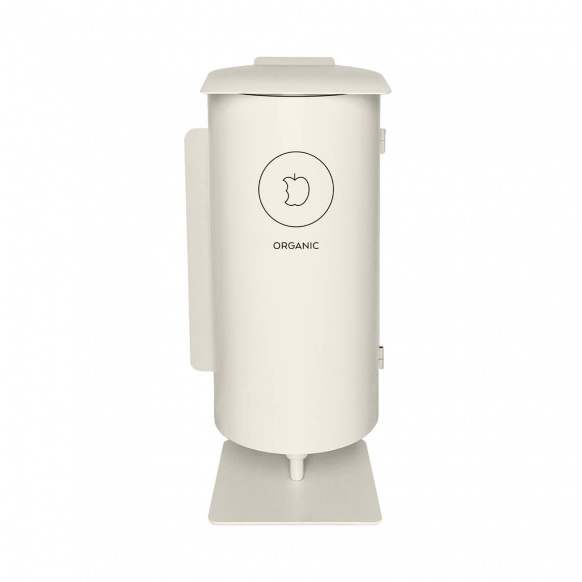 Källsorteringskärl Birdie - Singel, Utförande Organic - 63 L, Färg Vit