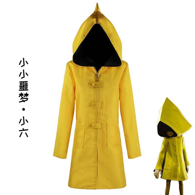 Little Nightmare Little Six Cosplay Kostymer Little Nightmare Scenkostymer Spel Hungriga Barn cm
