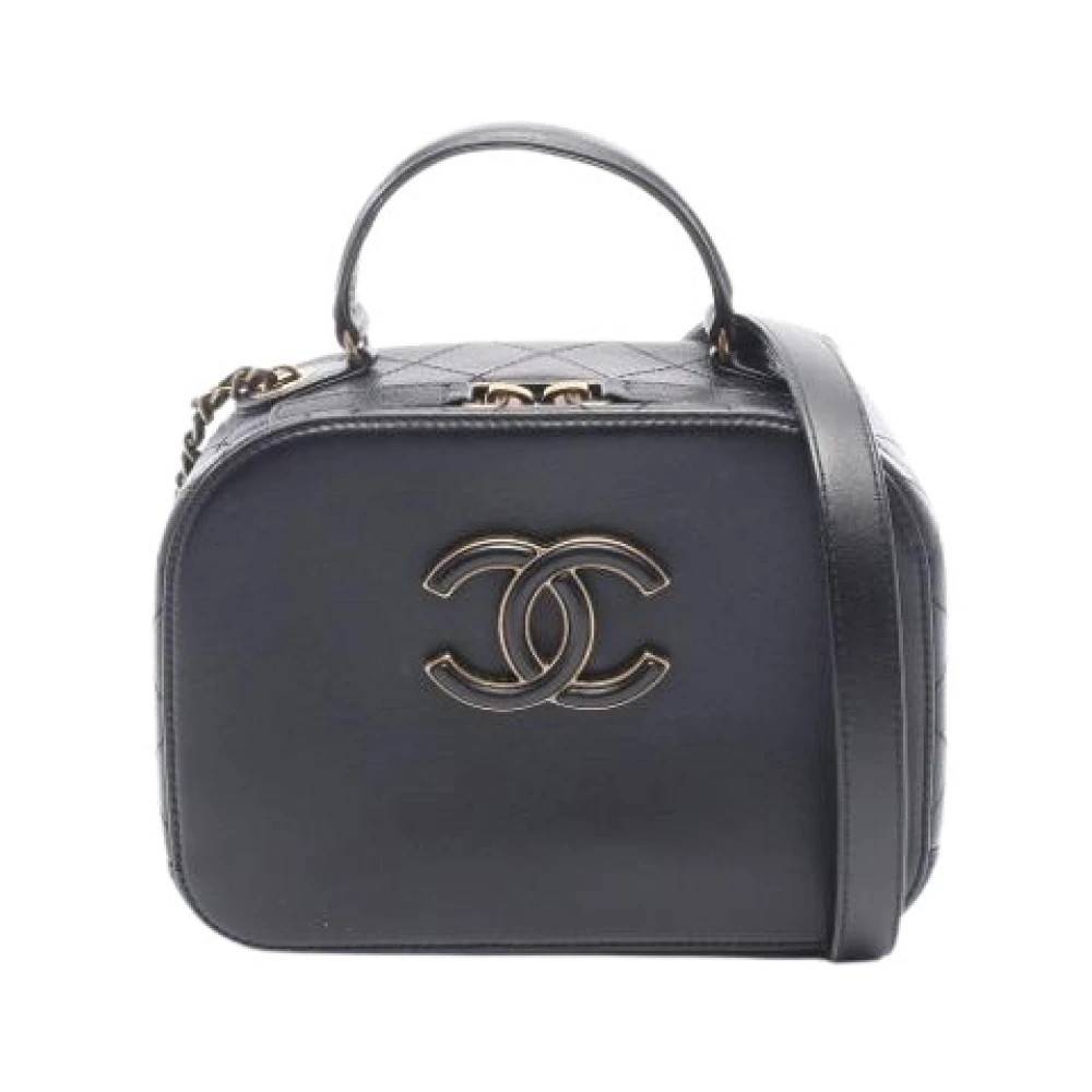 Chanel Vintage Pre-owned Vintage Skuldertaske - Vintage - Dame - Sort - ONE SIZE - Uld