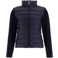 Moncler Cardigan - Uld/Dun - Navy - Moncler - 10 år (140) - Cardigan
