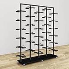 Metal Sneaker Stand Shoe Storage Organizer Large Free Standing Shoe Shelf, For Retail Boutique & Clothing Store Showcases,A,Double Sided