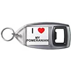 I Love My Pomeranian - Flasköppnare i plast