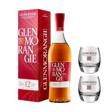 Glenmorangie Lasanta Sherry cask 70 cl. 43% med gaveæske (inkl. to glas)