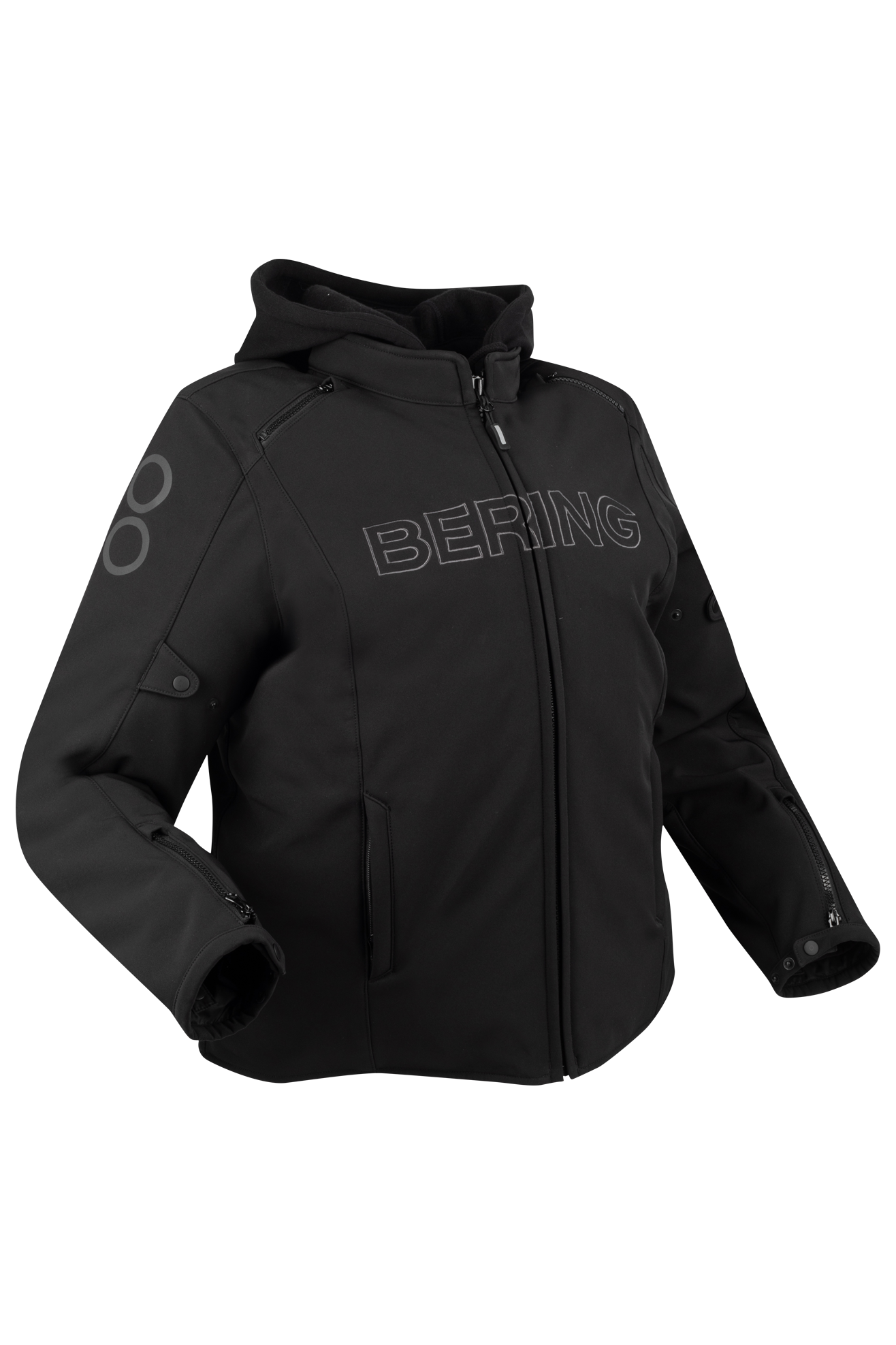 Bering Davis Qs MC-Jacka Dam SvartXXL Plus