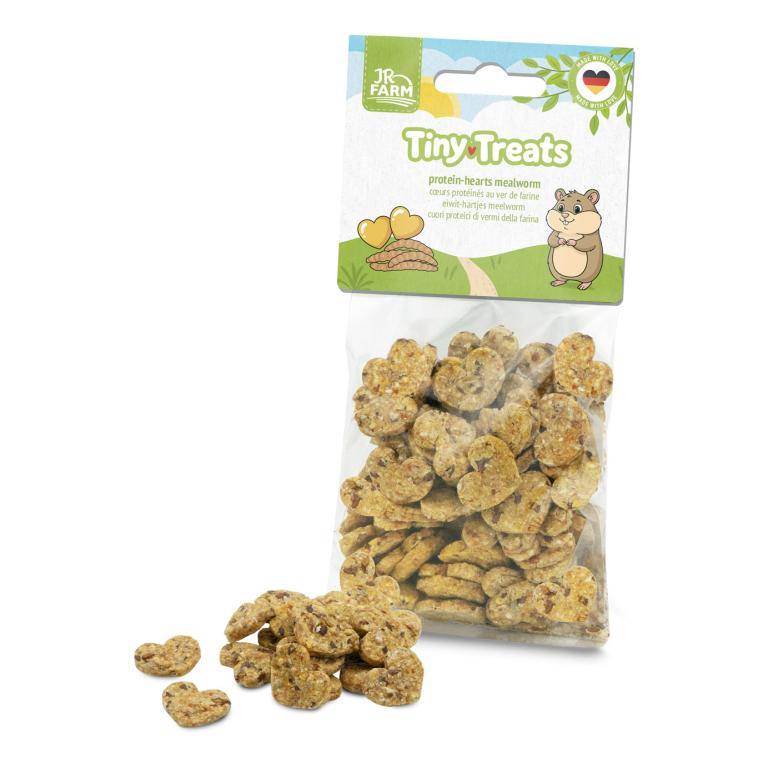 Proteinhjerter med melorme til hamster – 100 g