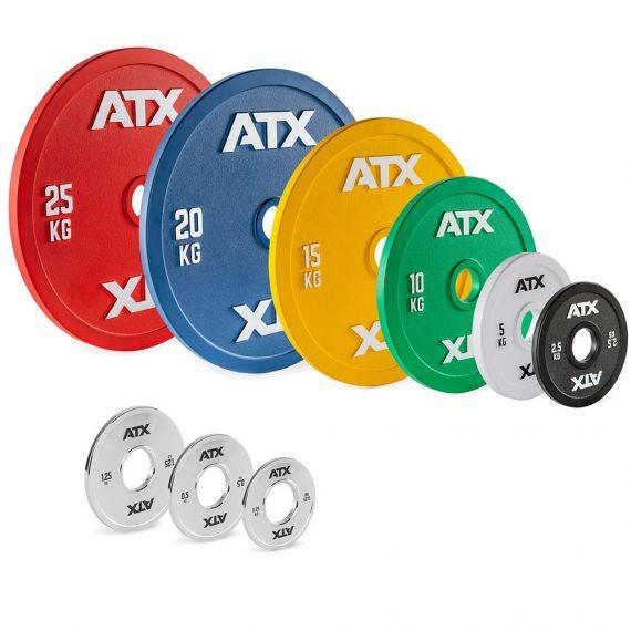 ATX® Kalibrerade Viktskivor av Grovt Stål - 15 kg Gul