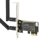 3000Mbps WiFi 6, AX200 5G 2,4G Dual Band PCI Express Trådlöst Nätverkskort med 2×Antenn för 10 (64 bitar) för Linux för ChromeFor 5G Bluetooth 5.1 Bluetooth5.1 PCIE