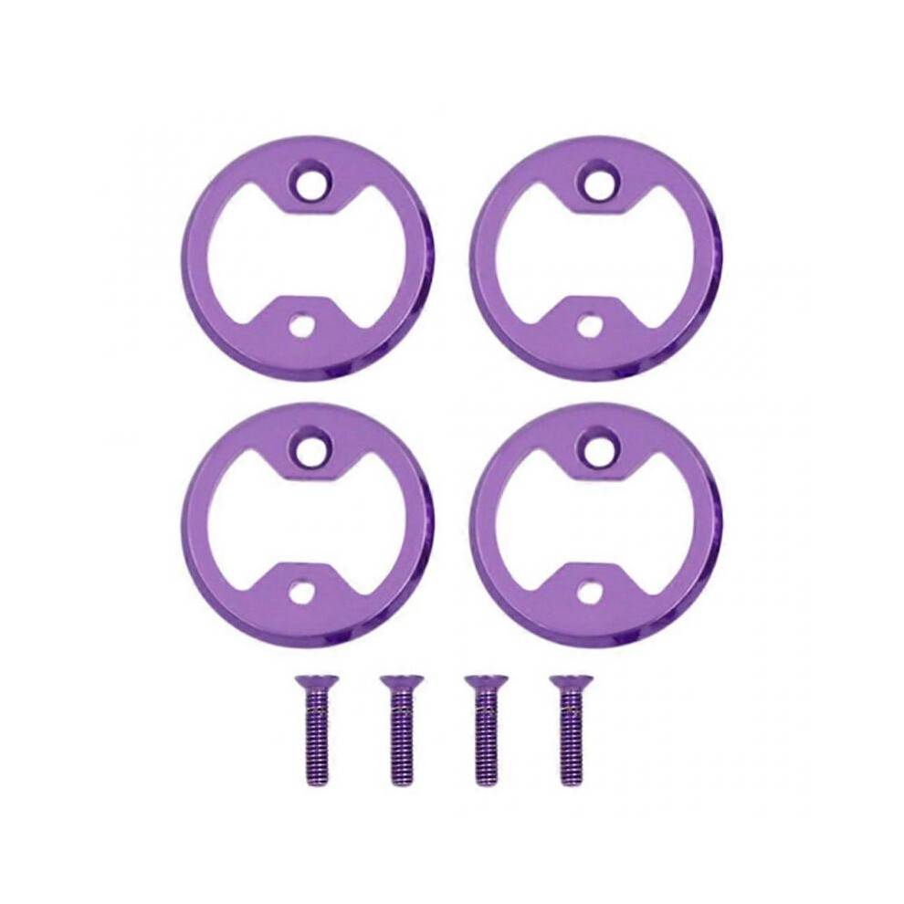 (Purple) Bicycles Pedal Replacements Parts Alloy Cycling Mountain Bicycles Pedals Clamps