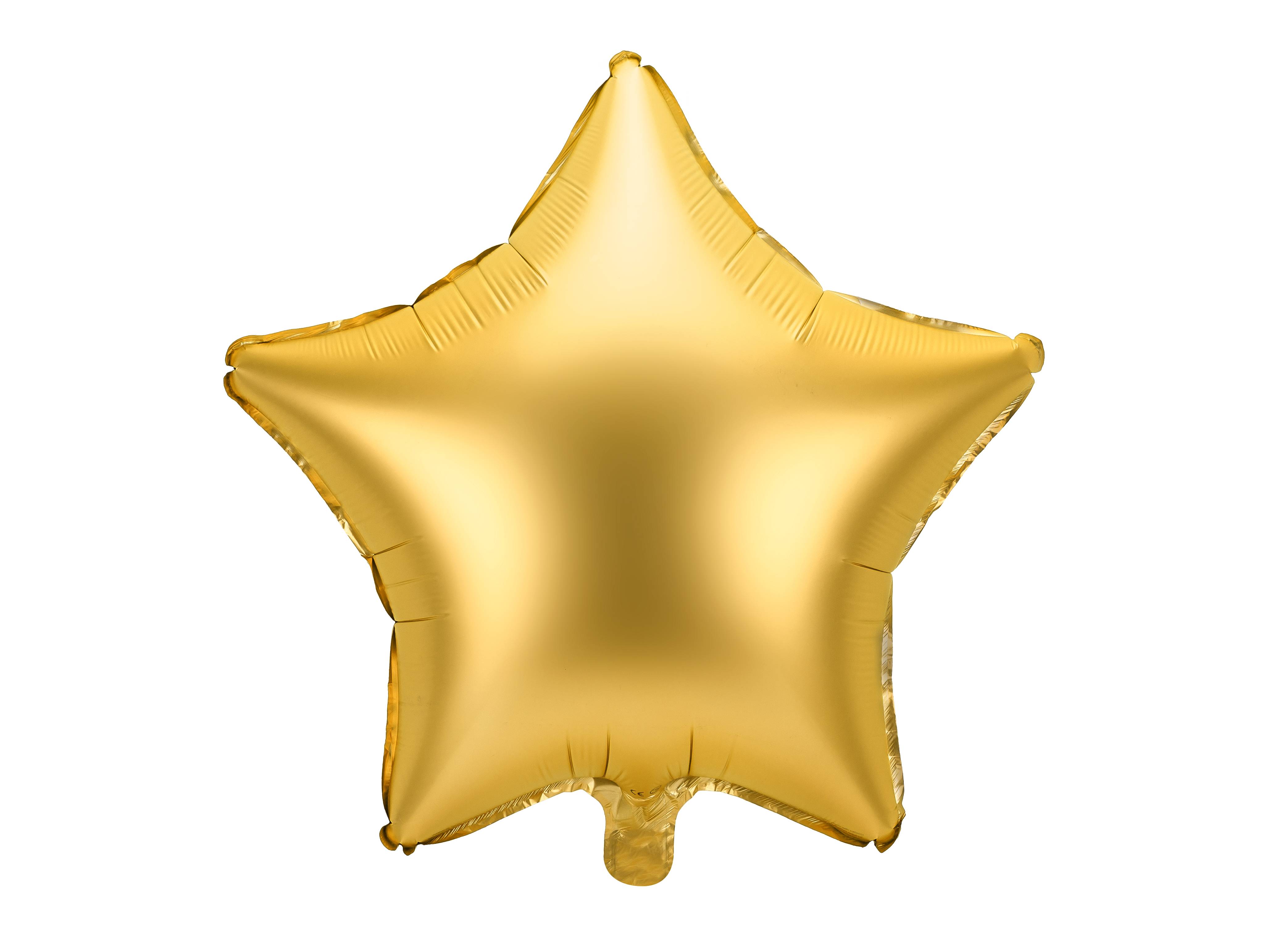 Folie 48 cm. Stjerne Guld mat.