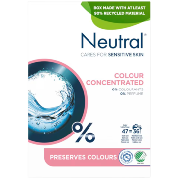 Tvättmedel Neutral Color 1,88kg Parfymfri