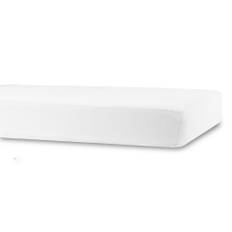 Lakan till barnvagn - 36x98 cm - vita Formsydda lakan - 100% bomull - formsytt lakan till barnvagnsmadrass - Vit (36x98 cm)