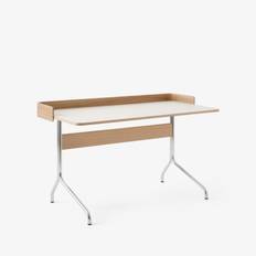 &Tradition Pavilion AV17 Mushroom Linoleum Oak Chrome Base