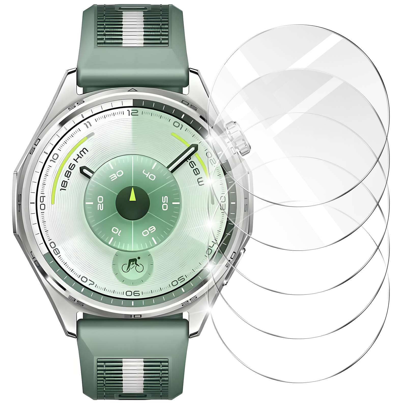 9H Tempered Glass for Huawei Watch GT 6 Pro 46mm 41mm, Premium Screen Protector Durable HD Anti-scratch Film for GT6 Accessories