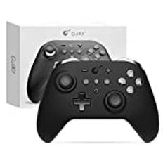 Gulikit KK3 MAX Bluetooth-kontroller med RGB-ljus, Maglev Vibration Motor, Reverb Joysticks och triggers, 1000Hz frekvenssvar, 4 bakåtknappar för PC/Switch/Steam/Android/iOS/MacOS