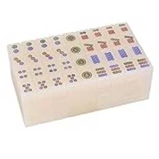 Mahjong Set MahJongg Tile Set Chinese Mahjong Game Set - Acrylic Mahjong with Storage Case - 144 Tiles Classic Mahjong Game Set Chinese Mahjong Game S