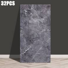 TEMU 32pcs Self-adhesive 3d Marble Wall Tiles - Glossy, Waterproof, Reusable Ceramic Tile For Home Decor, Living Room, Kitchen, Bathroom, , Home Decoration | Modern Wall Art | Tiles, Bathroom Decor