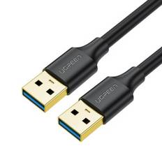 Kabel USB-A 3.0 5Gb/s 0.5m sort