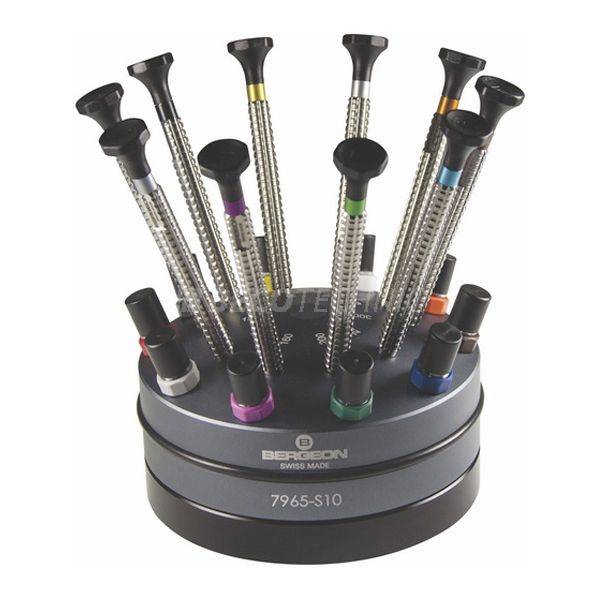 Bergeon 7965-S10 Screwdriver Set with Special Profile 218525