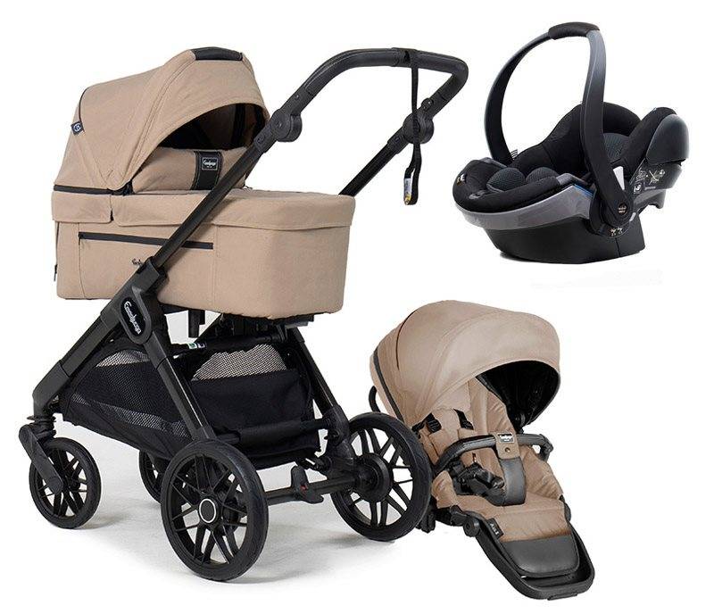Emmaljunga Sento Max duovagn Ergo+ 2027 + BeSafe iZi Go Modular X2 babyskydd