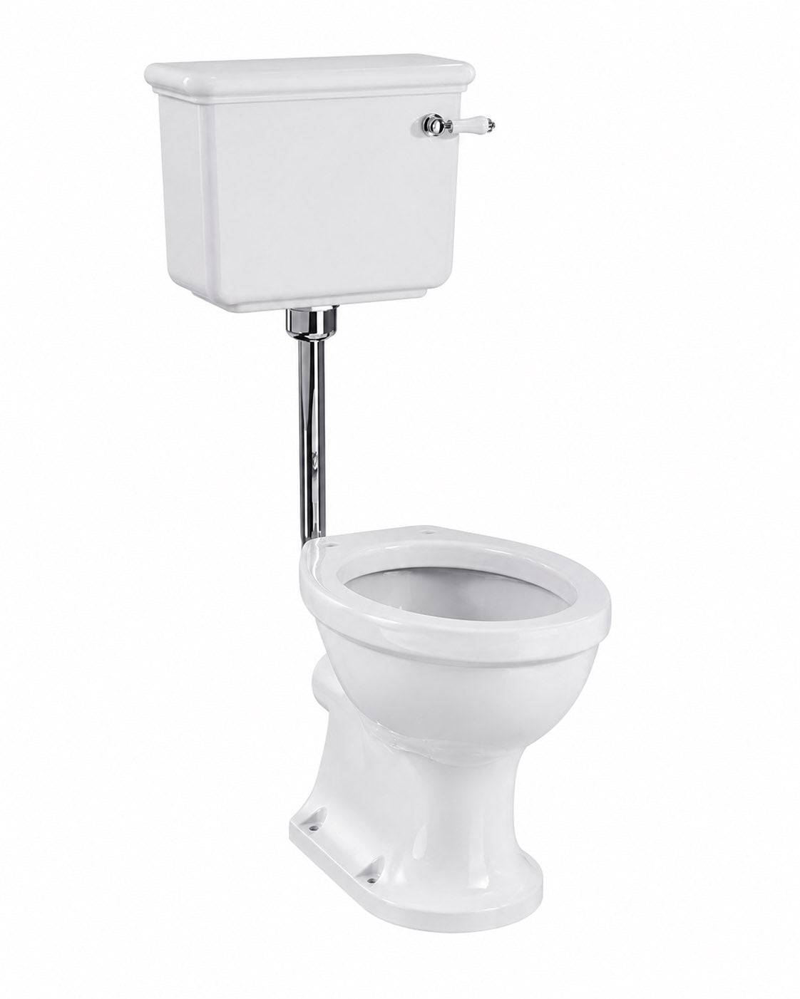 WC - Guild lavtskyllende toilet, P-lås uden sæde