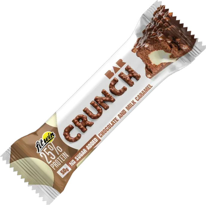 fitwin Crunch Bar 50 g glass och salt karamell
