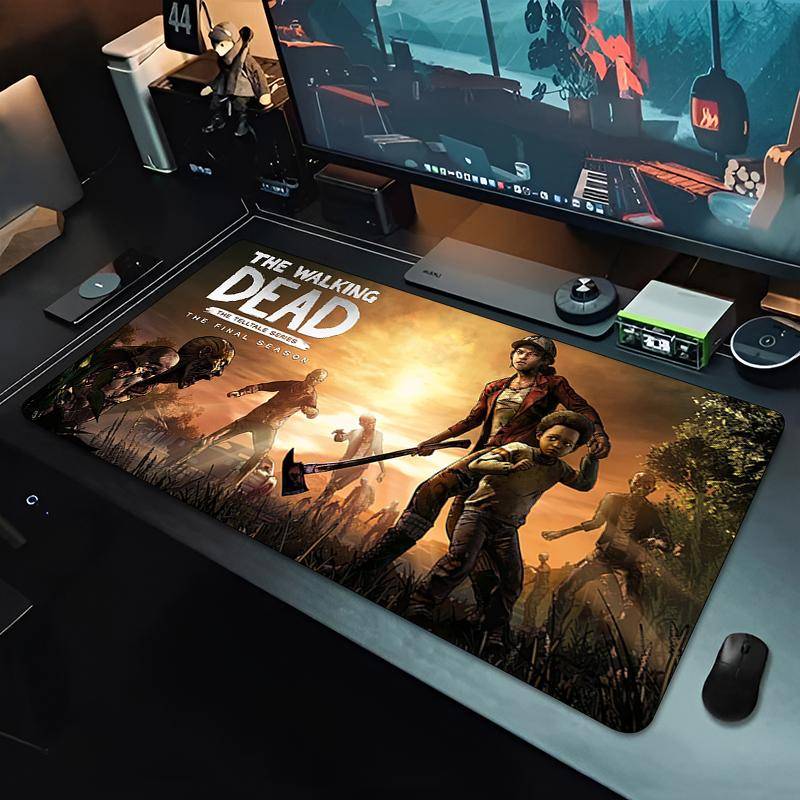 Stor Musmatta Spelare Skåp PC Tangentbord Skrivbordsmatta 900x400 The W-Walking D-Dead Musmattor Laptop Speltillbehör Musmatta XXL