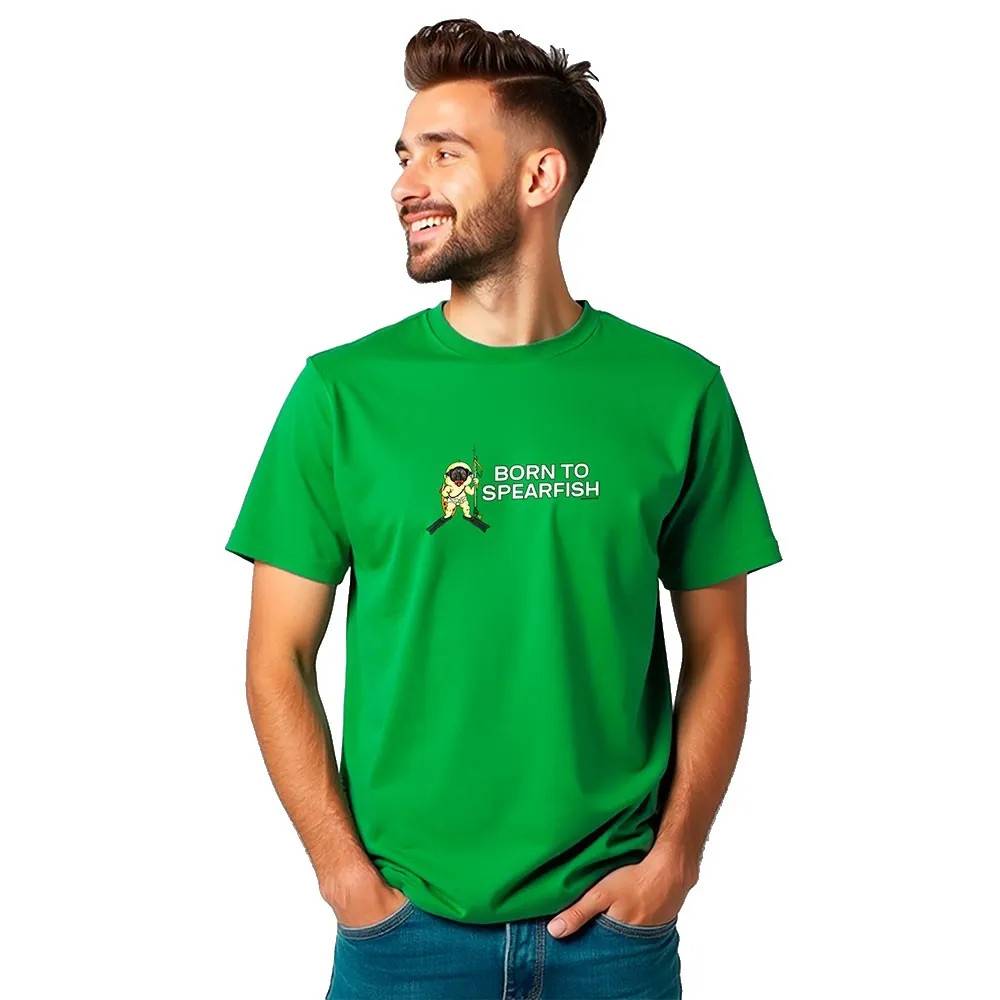 Kruskis Born To Spearfishing T-shirt Med Korte ærmer