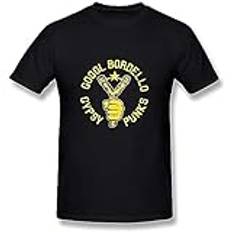 Glorious Return Men's Gogol Bordello Band Logo T-shirt Black 3XL