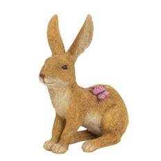 Påskhare med fjäril 29 cm hög