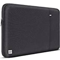 DOMISO 17,3 tum vattentätt laptopfodral notebook-fodral skyddsfodral för 17,3 tum Dell Inspiron/MSI/Lenovo IdeaPad 300 320 321/HP Pavilion ENVY 17/LG Gram 17 tum/ASUS ROG STRIX GL702VS, svart
