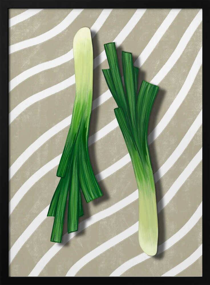 Leeks Poster - 70x100 cm / 28x40″