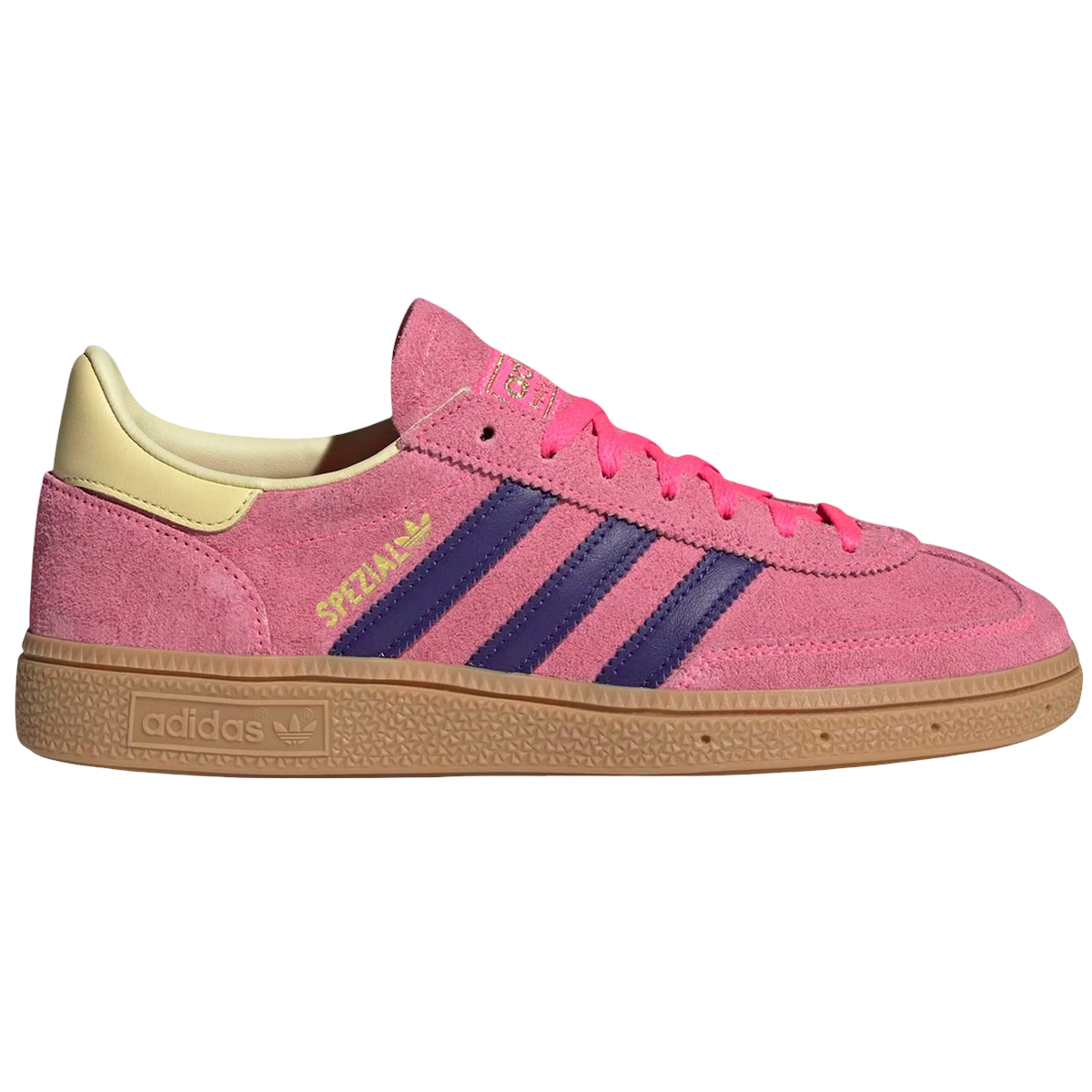 Adidas Handball Spezial Lucid Pink Collegiate Purple Almost Yellow - 45 1/3