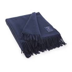 Lexington Solid Wool Throw Navy