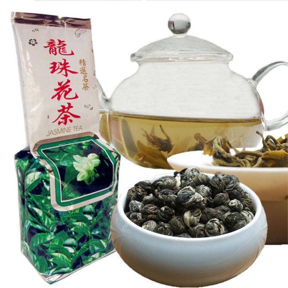 Jasmine Dragon Pearl Grönt Te 250g Örtdetox för Energi Välbefinnande
