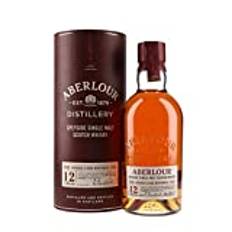 Aberlour 12 Jahre Highland Single Malt Scotch Whisky - Mit Geschenkverpackung - Schottischer Double Cask Matured Scotch – 1 x 0,7 l