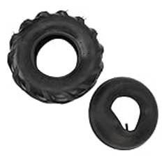 Hjul Ytterdäck, Förtjockad Gummi ATV Däck Inner Tube Ersättningsdäck för Trädgård ATV UTV