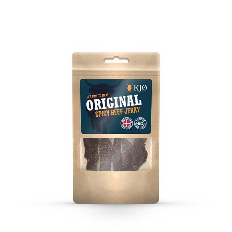 KJØ - ORIGINAL Spicy Beef Jerky 60g - Udendørsliv fra Kjø.
