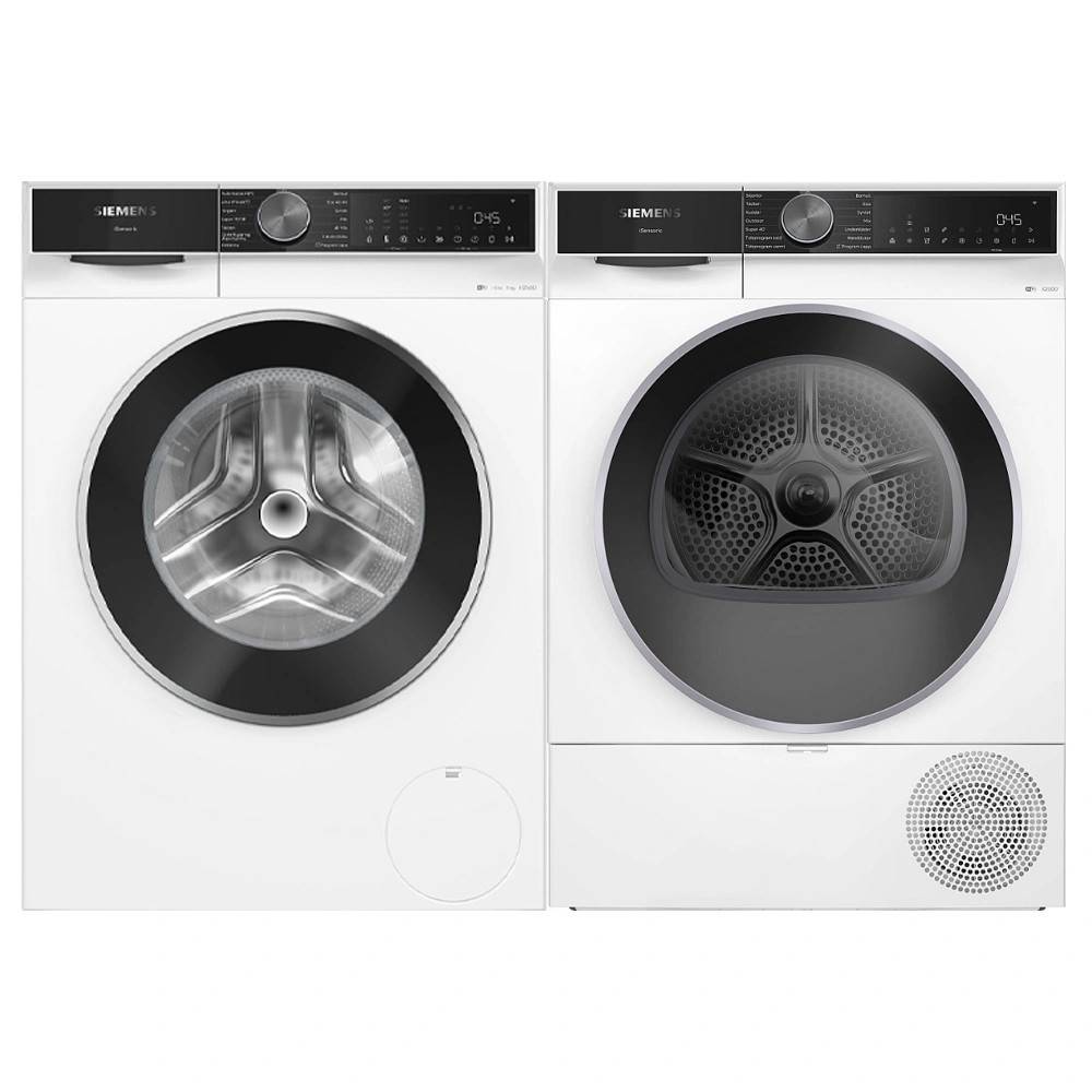 Siemens paket tvättmaskin och torktumlare WG64K2FLSN-WQ42K20LSN
